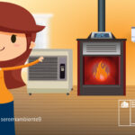 Gráfica sobre recambio de calefactores